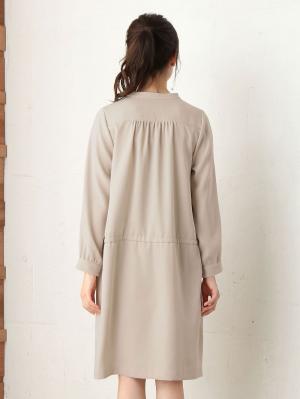 マタニティ ワンピース|ハイクオリティジョーゼットワンピース　マタニティ・授乳服【出産後も長く使える】