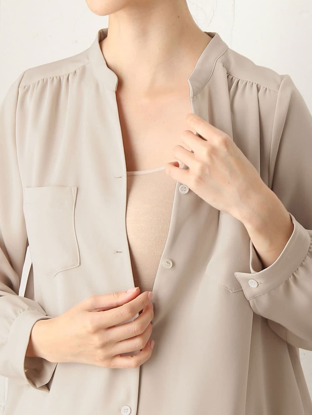 ハイクオリティジョーゼットワンピース マタニティ・授乳服