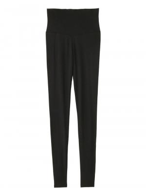 マタニティレッグウェア|fairy（フェアリー）【産前産後対応】涼感らくちんパンツ レギンス(11分丈)【出産後も長く使える】|ブラック