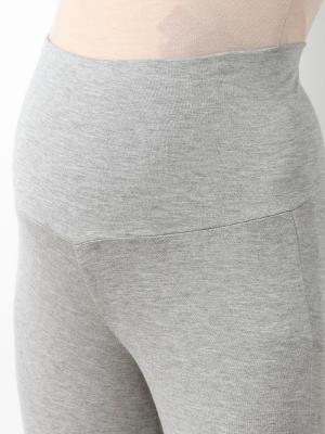 マタニティレッグウェア|fairy（フェアリー）【産前産後対応】涼感らくちんパンツ レギンス(11分丈)【出産後も長く使える】