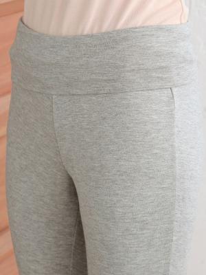 マタニティレッグウェア|fairy（フェアリー）【産前産後対応】涼感らくちんパンツ レギンス(11分丈)【出産後も長く使える】