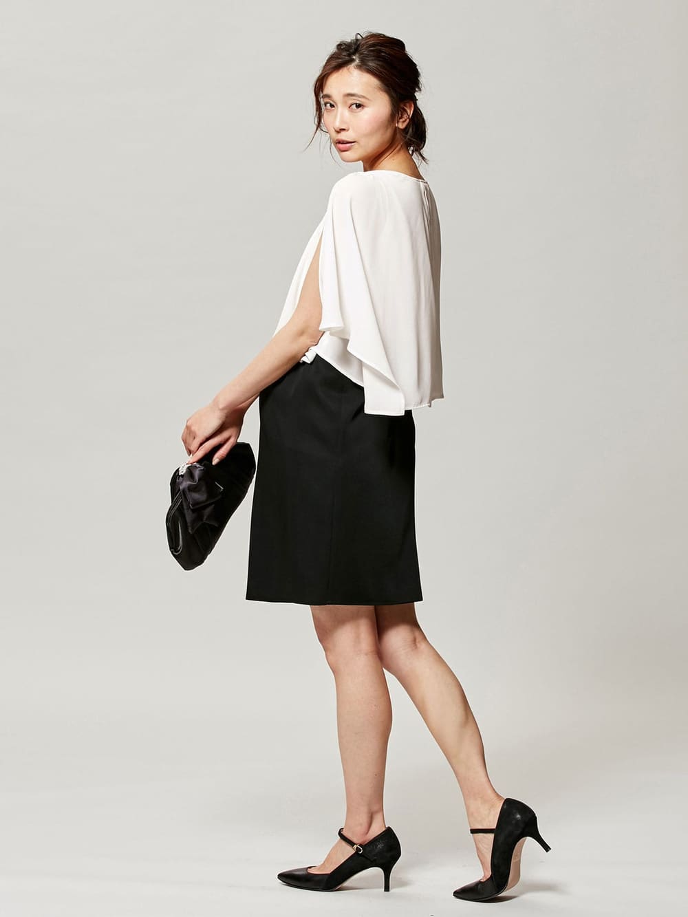 マタニティ ワンピース|LOVE MIC（ラブミック）ウォッシャブル2WAYジョーゼットワンピース　マタニティ・授乳服【出産後も長く使える】