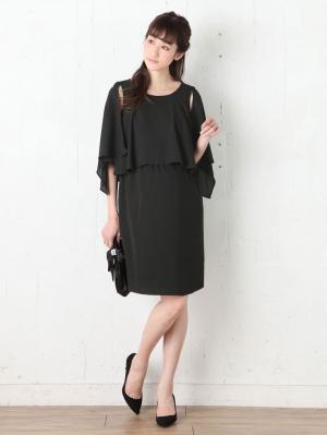 マタニティ ワンピース|LOVE MIC（ラブミック）ウォッシャブル2WAYジョーゼットワンピース　マタニティ・授乳服【出産後も長く使える】