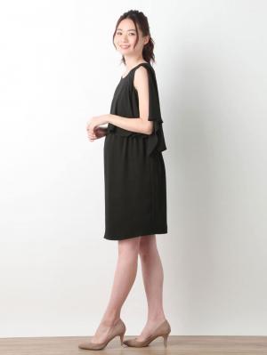 マタニティ ワンピース|LOVE MIC（ラブミック）ウォッシャブル2WAYジョーゼットワンピース　マタニティ・授乳服【出産後も長く使える】