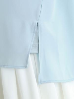マタニティ トップス|Vネックジョーゼットノースリーブプルオーバー マタニティ・授乳服