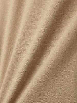 マタニティ トップス|裾フレアー七分袖Ｖネックトップス　マタニティ・授乳服【出産後も長く使える】