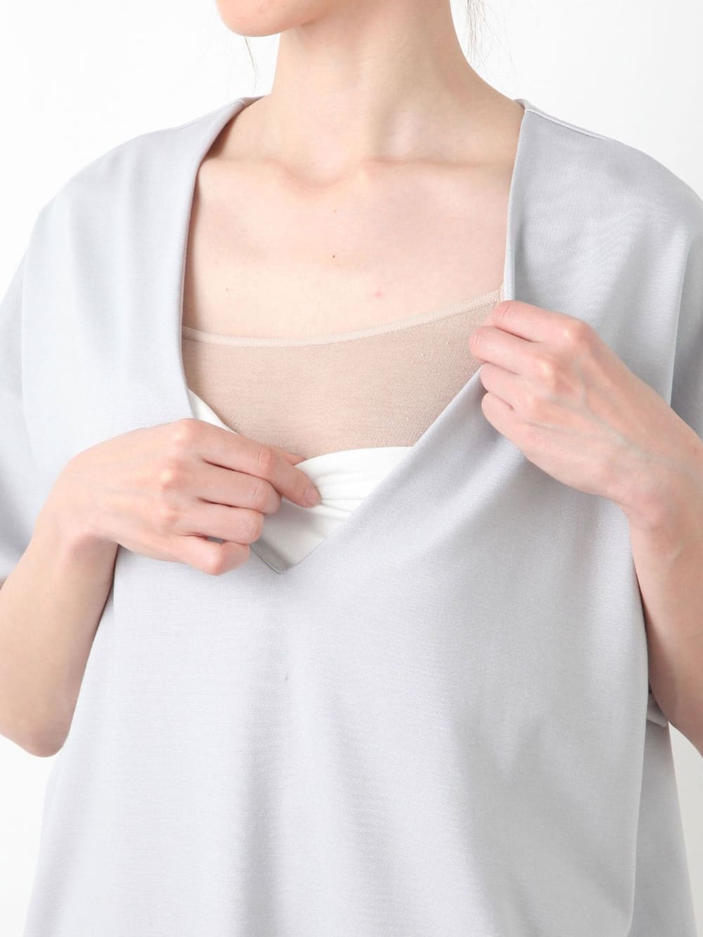 授乳しやすい セット Vネックワンピース チューブトップ エンジェリーベ マタニティウェア 授乳服通販 エンジェリーベ 公式 授乳しやすい セット Vネックワンピース チューブトップ エンジェリーベ マタニティウェア 授乳服通販 エンジェリーベ 公式