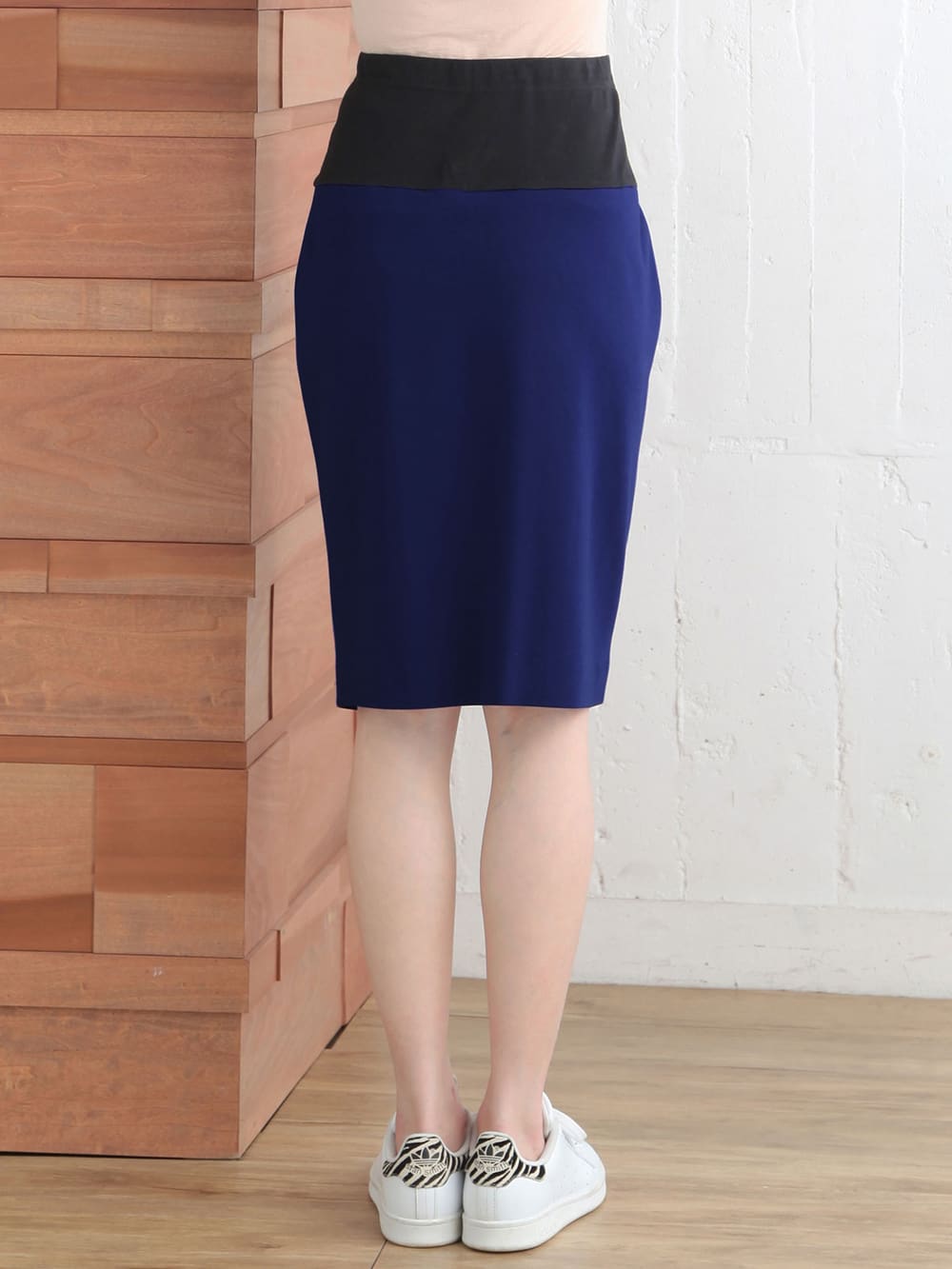 マタニティ スカート|【産前産後対応】ポンチタイトスカート【出産後も長く使える】