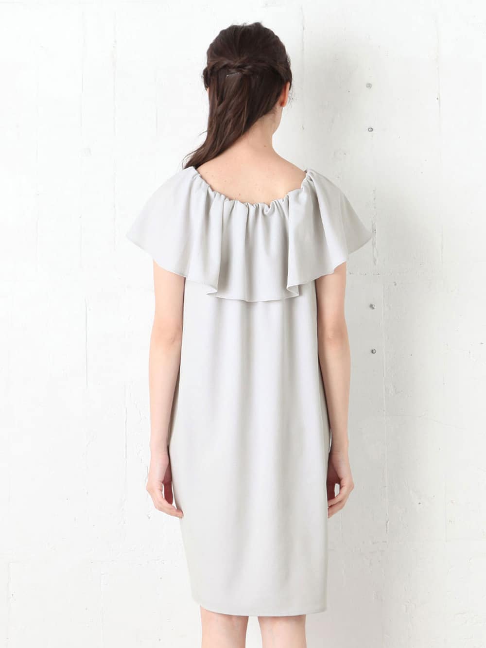 マタニティ ワンピース|【授乳口付】2WAYフリルワンピース