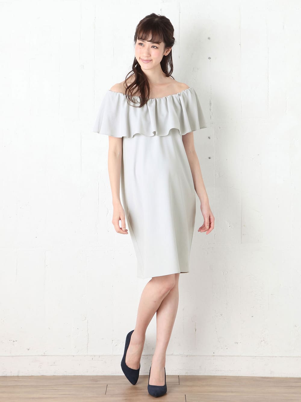授乳口付 2wayフリルワンピース エンジェリーベ マタニティウェア 授乳服通販 エンジェリーベ 公式 授乳口付 2wayフリルワンピース エンジェリーベ マタニティウェア 授乳服通販 エンジェリーベ 公式