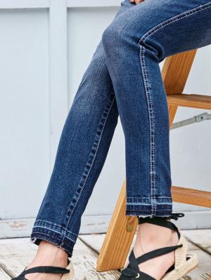 マタニティ パンツ|P・パンツ　カットオフデニムスキニー