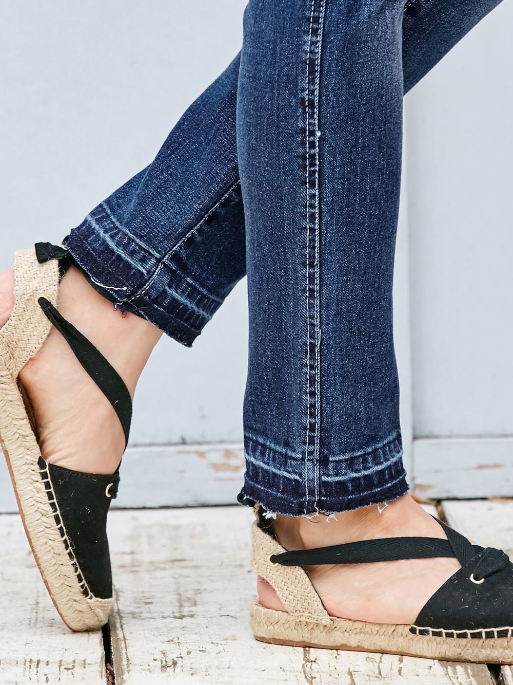 マタニティ パンツ|P・パンツ　カットオフデニムスキニー