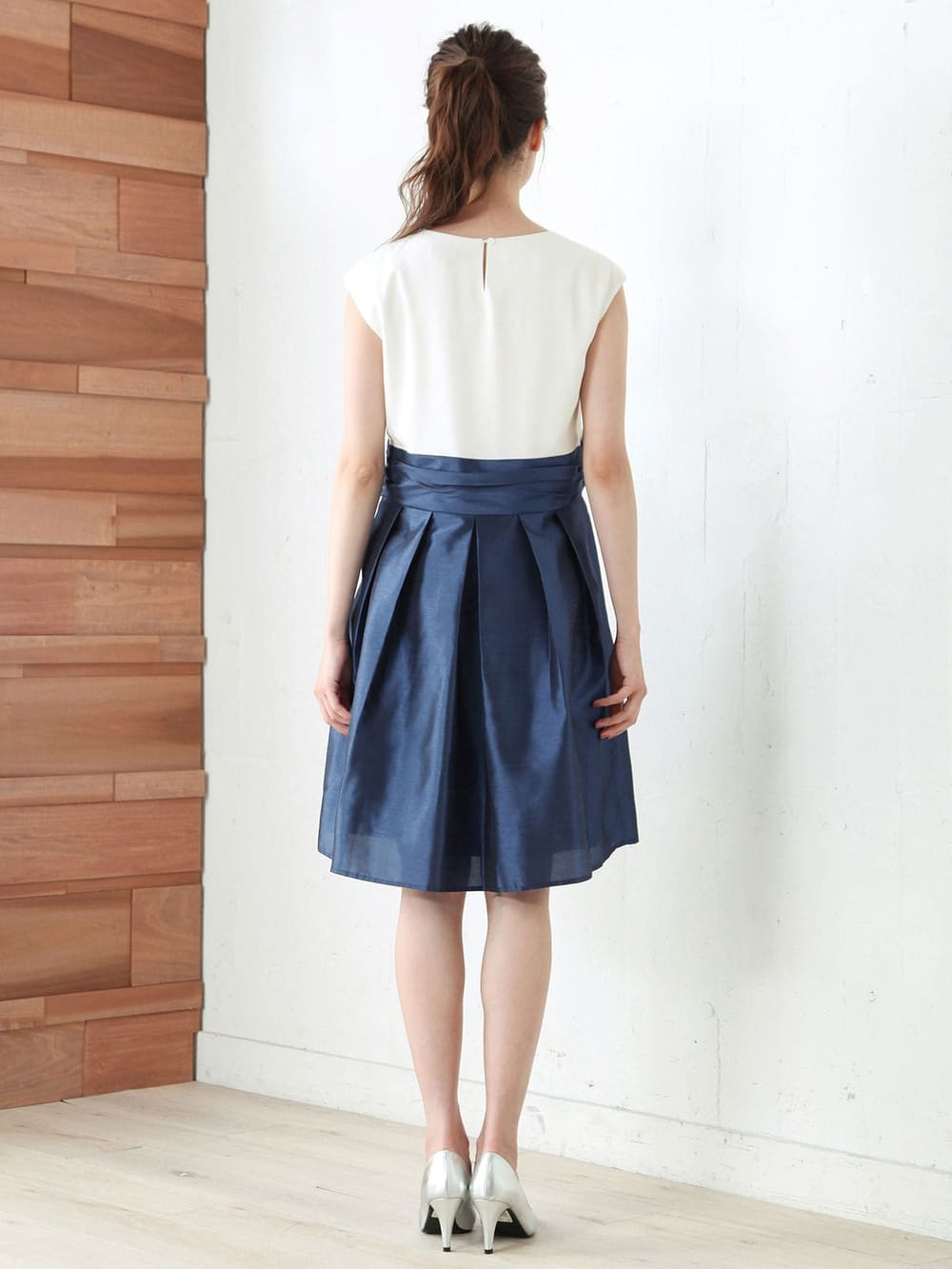 マタニティ ワンピース|ウエストツイストワンピース　マタニティ・授乳服