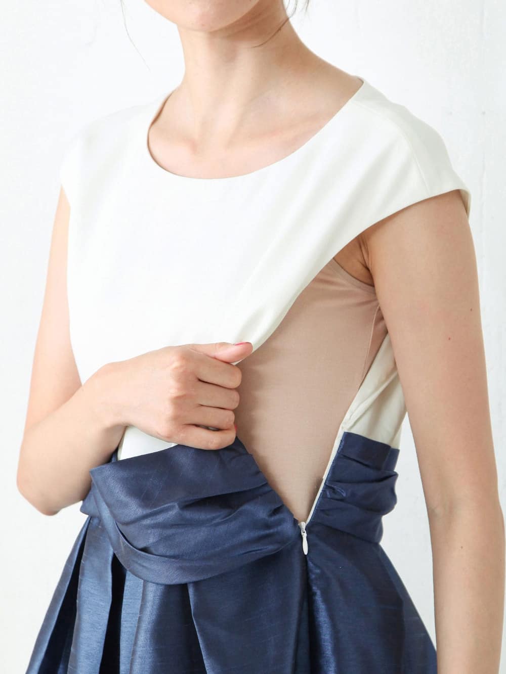 マタニティ ワンピース|ウエストツイストワンピース　マタニティ・授乳服