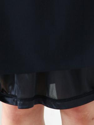 マタニティ スカート|【産前産後対応】フィットストレッチジョーゼットタイトスカート