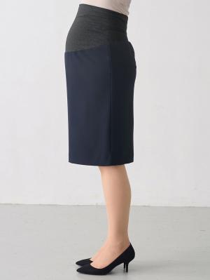 マタニティ スカート|【産前産後対応】フィットストレッチジョーゼットタイトスカート