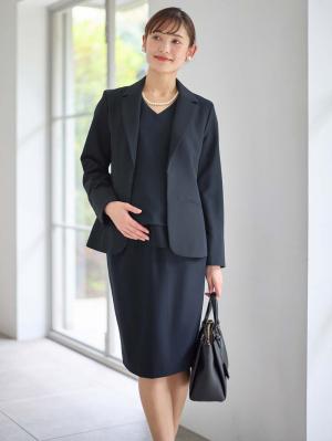 マタニティ トップス|ストレッチジョーゼットフレンチスリーブトップス マタニティ・授乳服【出産後も長く使える】|ネイビー
