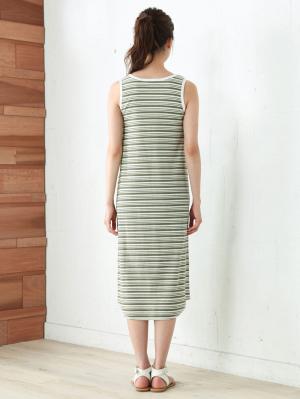 株主優待カテゴリー|ワッフルボーダータンクワンピース