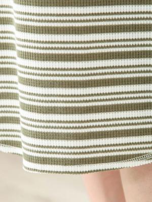 株主優待カテゴリー|ワッフルボーダータンクワンピース