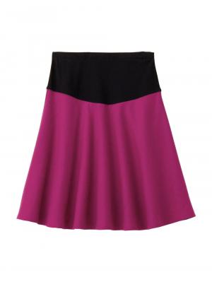 【産前産後対応】ミディ丈ウール混フラノフレアースカート【出産後も長く使える】22067