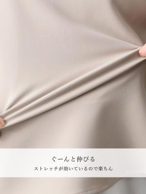 マタニティ トップス|ストレッチジョーゼットトップス　マタニティ・授乳服