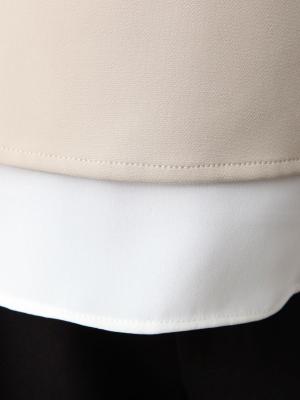 マタニティ トップス|ストレッチジョーゼットトップス　マタニティ・授乳服