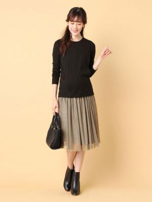 アウトレット|【産前産後対応】チュールスカート【出産後も長く使える】