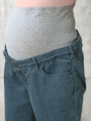 マタニティ パンツ|【産前産後対応】【あったか】裏起毛コーデュロイシガレットパンツ【出産後も長く使える】