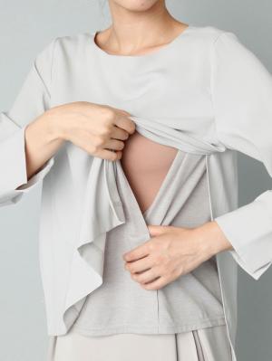 マタニティ ワンピース|プルオーバー&スカートセットアップ マタニティ・授乳服