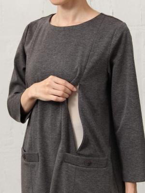 マタニティ ワンピース|ストレッチポンチワンピース　マタニティ・授乳服