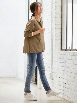 マタニティ パンツ|P・パンツ　ハイストレッチデニムスキニー|ブルー