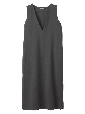 マタニティ ワンピース|ポンチロングジャンパースカート　マタニティ・授乳服【出産後も長く使える】|杢チャコール