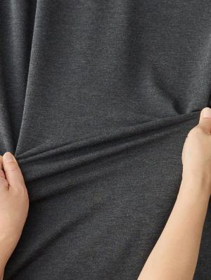 マタニティ ワンピース|ポンチロングジャンパースカート　マタニティ・授乳服【出産後も長く使える】