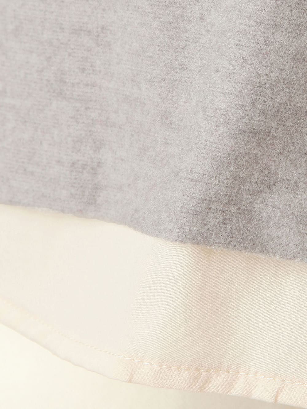 マタニティ トップス|バックシャン起毛ポンチVネックレイヤードトップス マタニティ・授乳服