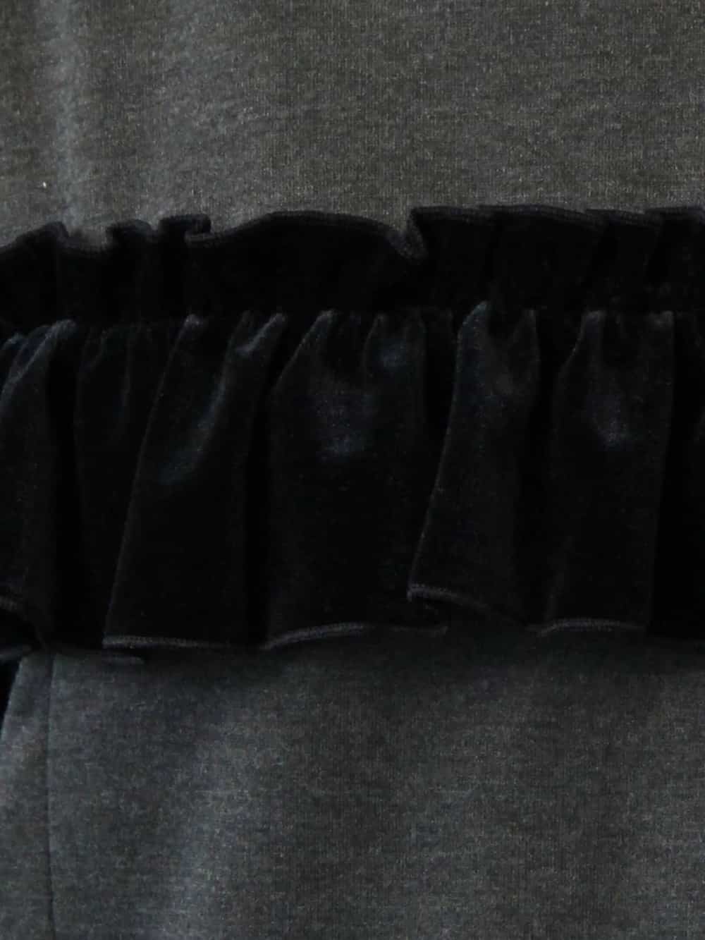 マタニティ ワンピース|ベロアフリルポンチフレアスリーブワンピース　マタニティ・授乳服