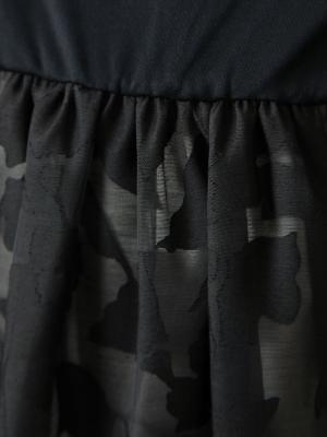 マタニティ ワンピース|（半袖・長袖 2タイプあり）カットボイルスカートドッキングワンピース　マタニティ・授乳服【出産後も長く使える】