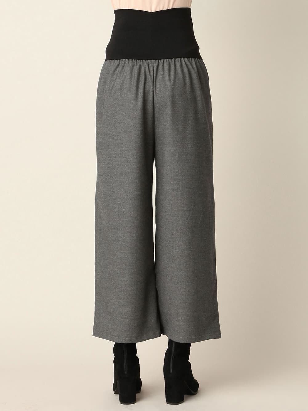 アウトレット|【産前産後対応】微起毛ツイルタックパンツ【出産後も長く使える】