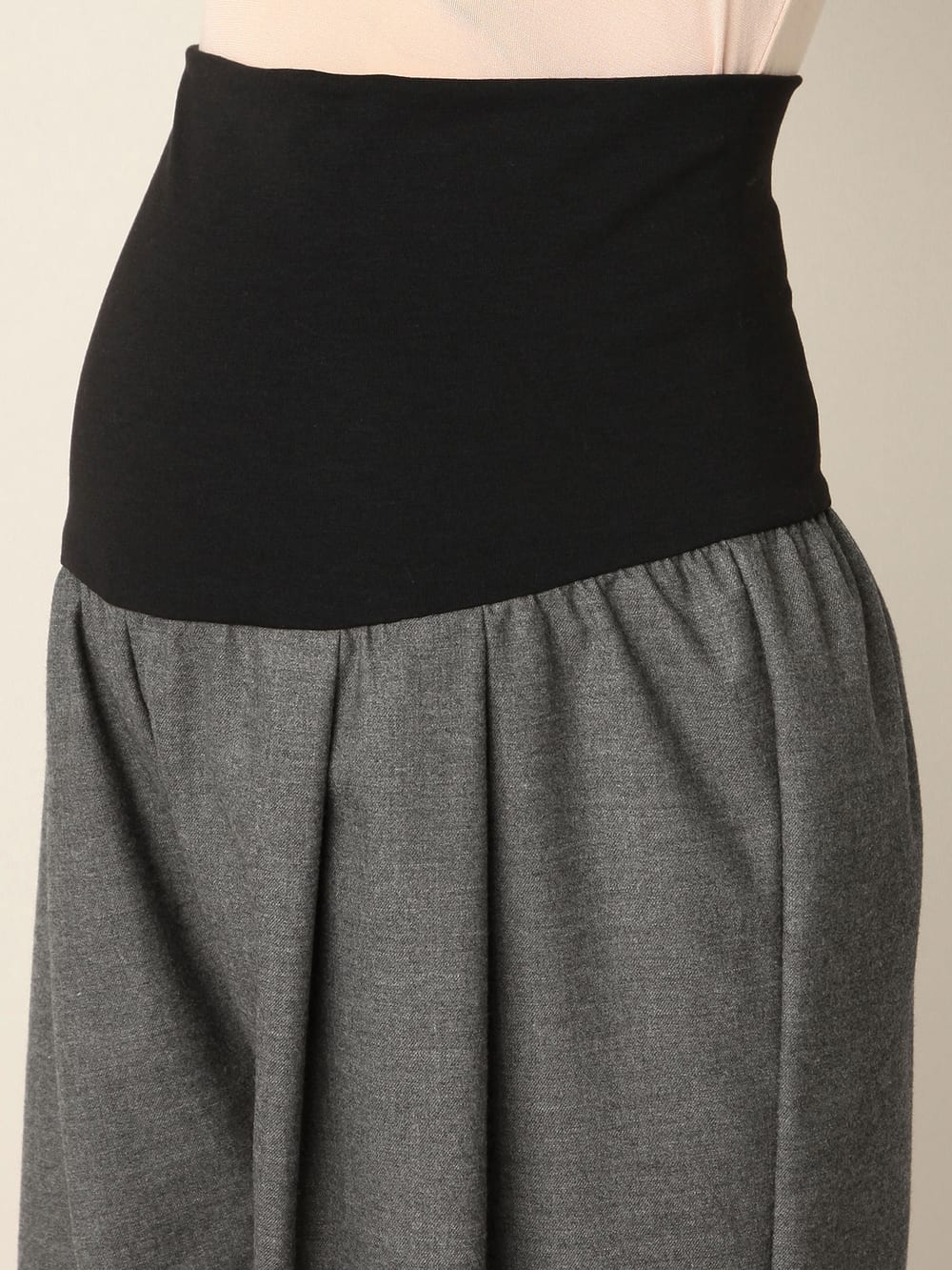 アウトレット|【産前産後対応】微起毛ツイルタックパンツ【出産後も長く使える】