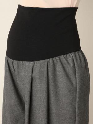 アウトレット|【産前産後対応】微起毛ツイルタックパンツ【出産後も長く使える】