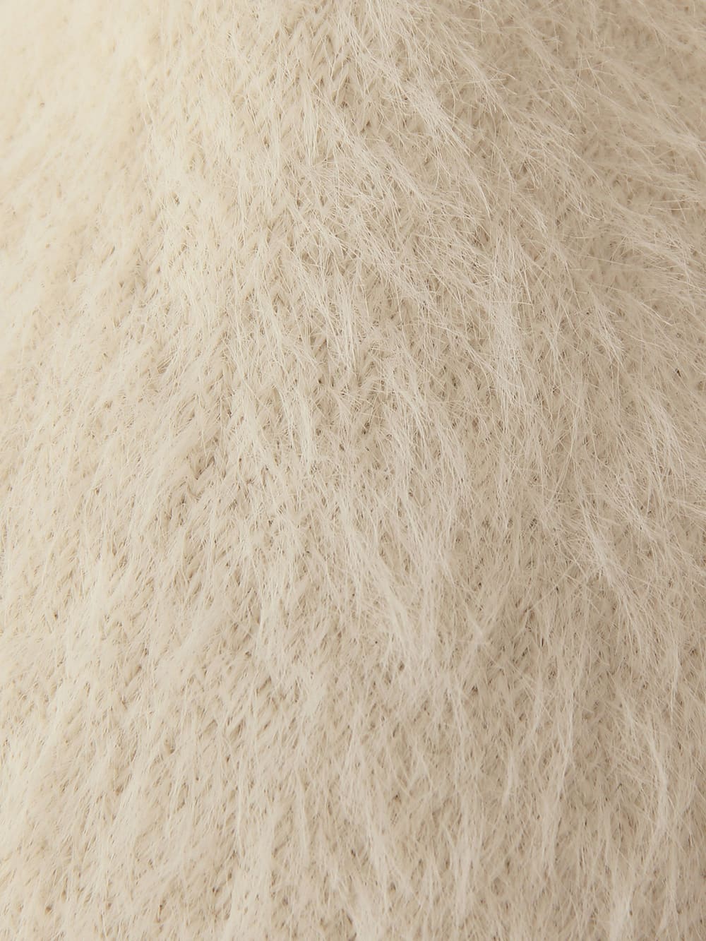 マタニティ トップス|やわらかシャギーヤーンロゴジャガードニット