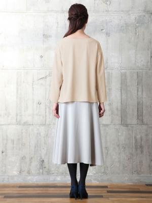 マタニティ トップス|スラッシュネック ワイドスリーブトップス　マタニティ・授乳服【出産後も長く使える】