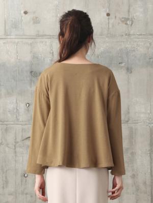 アウトレット|Ｖネックニットソートップス　マタニティ・授乳服【出産後も長く使える】