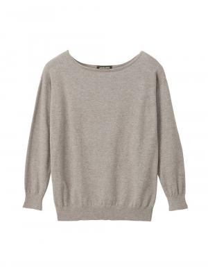 【ウォッシャブル】ニットボートネック【出産後も長く使える】 22316