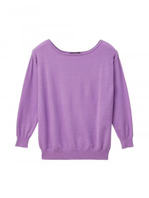 【ウォッシャブル】ニットボートネック【出産後も長く使える】22316