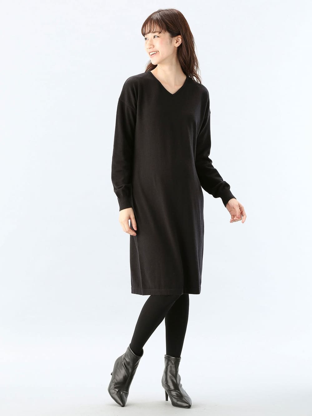 マタニティ ワンピース ウォッシャブル ロングニットワンピース マタニティウェア 授乳服通販 エンジェリーベ 公式