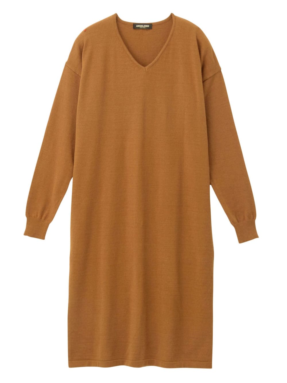 ウォッシャブル ロングニットワンピース エンジェリーベ マタニティウェア 授乳服通販 エンジェリーベ 公式