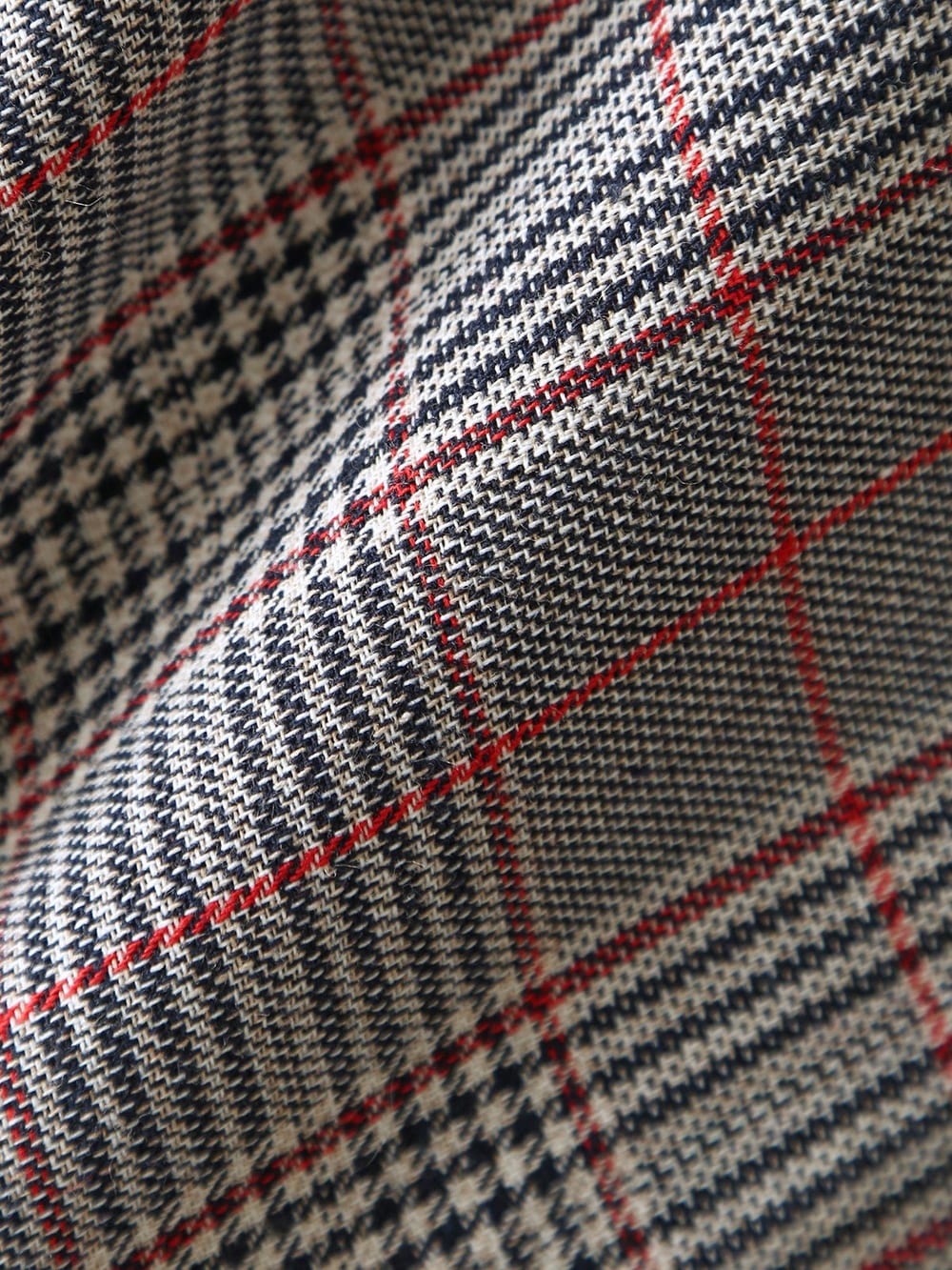 マタニティ スカート|【産前産後対応】グレンチェックフレアースカート【出産後も長く使える】