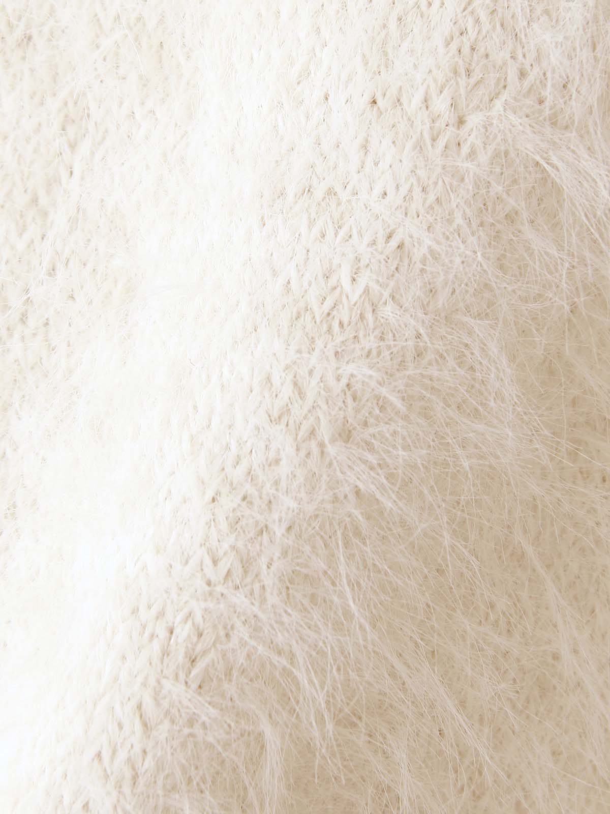 マタニティ トップス|やわらかフェザーヤーンボートネックニット