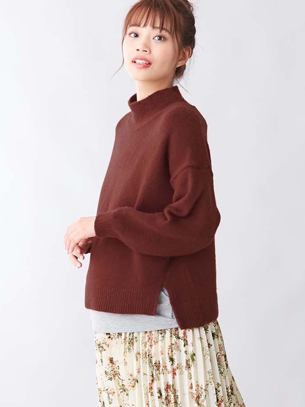 マタニティ トップス 授乳トップス 授乳しやすい ふんわりタートルニット マタニティウェア 授乳服通販 エンジェリーベ 公式 マタニティ トップス 授乳トップス 授乳しやすい ふんわりタートルニット マタニティウェア 授乳服通販 エンジェリーベ 公式