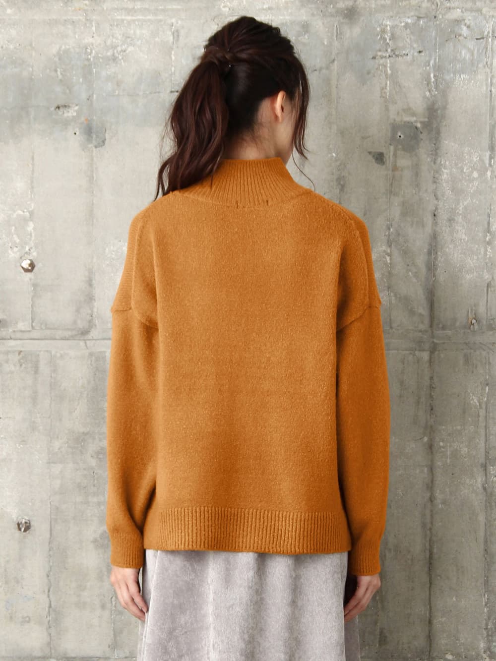 マタニティ トップス|ふんわりタートルニット　マタニティ・授乳服